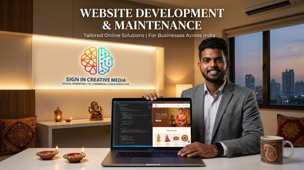 Website Development & Maintenance Company in Kolkata | Sign In Creative Media